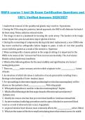 RNFA Course 1 Test 2B Exam 2026&sol;2027 &ndash; Certification Questions with 100&percnt; Verified Answers