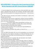 Package deal for RNFA Comprehensive Exam 2026&sol;2027 &ndash; Practice Questions with Revised Answers &ndash; Graded A&plus;