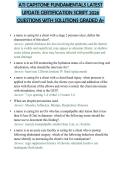 ATI CAPSTONE FUNDAMENTALS LATEST UPDATE CERTIFICATION SCRIPT 2026 QUESTIONS WITH SOLUTIONS GRADED A&plus;