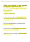 ACTUAL 2026&sol;2027 SERVSAFE FOOD HANDLER PRACTICE TEST ALREADY GRADED A&plus;