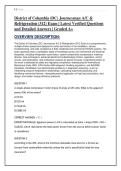 District of Columbia &lpar;DC&rpar; Journeyman A&sol;C &  Refrigeration &lpar;312&rpar; Exam &vert; Latest Verified Questions  and Detailed Answers &vert; Graded A&plus; 