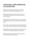 CDW110 EXAMS 3 TESTED QUESTIONS 2026 FULL SOLUTION GUIDE