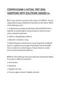 CDW110 EXAMS 3 ACTUAL TEST 2026 QUESTIONS WITH SOLUTIONS GRADED A&plus;