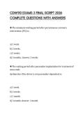 CDW110 EXAMS 3 FINAL SCRIPT 2026 COMPLETE QUESTIONS WITH ANSWERS