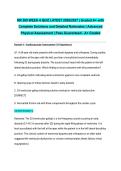 NR 509 WEEK 4 QUIZ LATEST 2026&sol;2027 &vert; Graded A&plus; with Complete Solutions and Detailed Rationales &vert; Advanced Physical Assessment &vert; Pass Guaranteed - A&plus; Graded
