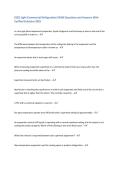 ESCO Light Commercial Refrigeration EXAM Questions and Answers With Verified Solutions 2026&period; Exam Questions and Correct Answers With 100&percnt; Correct Answers &vert; Latest 2026 &vert; 