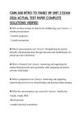 CMN 568 INTRO TO FAMILY NP UNIT 2 EXAM 2026 ACTUAL TEST PAPER COMPLETE SOLUTIONS VERIFIED