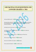 AMS 366 FINAL EXAM QUESTIONS AND ANSWERS GRADED A&plus; 2026