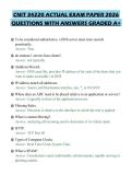 CNIT 34220 ACTUAL EXAM PAPER 2026 QUESTIONS WITH ANSWERS GRADED A&plus;