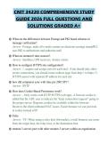 CNIT 34220 COMPREHENSIVE STUDY GUIDE 2026 FULL QUESTIONS AND SOLUTIONS GRADED A&plus;