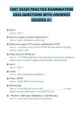 CNIT 34220 PRACTICE EXAMINATION 2026 QUESTIONS WITH ANSWERS GRADED A&plus;
