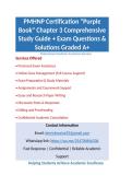 PMHNP Certification Purple Book Chapter 3 Comprehensive Study Guide &plus; Exam Questions & Solutions Graded A&plus;