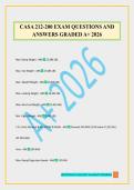 CASA 212-200 EXAM QUESTIONS AND ANSWERS GRADED A&plus; 2026