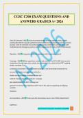 CGSC C300 EXAM QUESTIONS AND ANSWERS GRADED A&plus; 2026