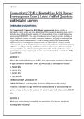 Connecticut &lpar;CT&rpar; B-2 Limited Gas & Oil Burner Journeyperson Exam &vert; Latest Verified Questions and Detailed Answers 
