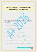COSC 477 EXAM 2 QUESTIONS AND ANSWERS GRADED A&plus; 2026