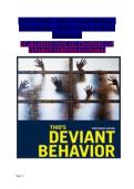 Jim D&period; Taylor & Martin D&period; Schwartz&rsquo;s Deviant Behavior 13th Edition &vert; Comprehensive Exam Preparation &ndash; Structured Questions&comma; Answers & Student-Friendly Review