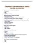 RAD WORKER II EXAM QUESTIONS AND CORRECT ANSWERS 100&percnt; VERIFIED&excl;&excl;