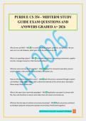 PURDUE CS 354 - MIDTERM STUDY GUIDE EXAM QUESTIONS AND ANSWERS GRADED A&plus; 2026