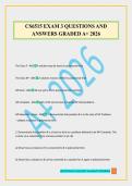 CS6515 EXAM 3 QUESTIONS AND ANSWERS GRADED A&plus; 2026