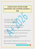 CS6515 EXAM 3 STUDY GUIDE QUESTIONS AND ANSWERS GRADED A&plus; 2026