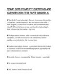 COMD 5070 COMPLETE QUESTIONS AND ANSWERS 2026 TEST PAPER GRADED A&plus;