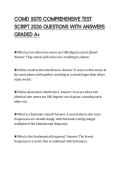 COMD 5070 COMPREHENSIVE TEST SCRIPT 2026 QUESTIONS WITH ANSWERS GRADED A&plus;
