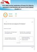 WGU D685 Practical Applications of Prompt &vert;OA&vert; Objective Assessment&vert; Actual Questions and Answers Latest Updated 2026&sol;2027 &lpar;Graded A&plus;&rpar;