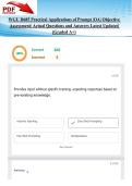 WGU D685 Practical Applications of Prompt &vert;OA&vert; Objective Assessment&vert; Actual Questions and Answers Latest Updated 2026&sol;2027 &lpar;Graded A&plus;&rpar;