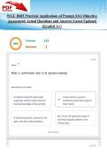WGU D685 Practical Applications of Prompt &vert;OA&vert; Objective Assessment&vert; Actual Questions and Answers Latest Updated 2026&sol;2027 &lpar;Graded A&plus;&rpar;
