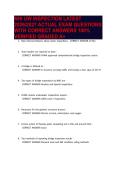 Safety Inspection Of In-Service Bridges&colon; ALL Test One LATEST ACTUAL EXAM QUESTIONS WITH CORRECT ANSWERS 100&percnt; VERIFIED GRADED A&plus;