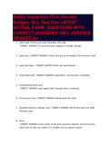 Safety Inspection Of In-Service Bridges&colon; ALL Test One LATEST ACTUAL EXAM QUESTIONS WITH CORRECT ANSWERS 100&percnt; VERIFIED GRADED A&plus;