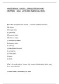 NU185 EXAM 3 GALEN - 185 QUESTIONS AND ANSWERS - 2026 - WITH COMPLETE SOLUTION&period;