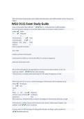 WGU D115 Exam Study Guide Latest Update 2024 Questions with 100&percnt; Verified Correct Answers by Expert