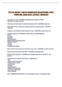 PC716 EXAM 1 WITH COMPLETE SOLUTIONS 100&percnt; VERIFIED 2026-2027 LATEST UPDATE&excl;&excl;