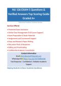 NU 136 EXAM 5 Questions & Verified Answers Top Scoring Guide Graded A&plus;