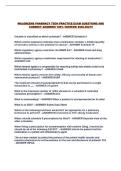WALGREENS PHARMACY TECH PRACTICE EXAM QUESTIONS AND CORRECT ANSWERS 100&percnt; VERIFIED 2026-2027&excl;&excl;