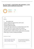 NU 325 EXAM 3 &vert; QUESTIONS AND ANSWERS &vert; 2026 UPDATE &vert; WITH COMPLETE SOLUTION&period;