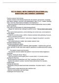 PC716 EXAM 2 WITH COMPLETE SOLUTIONS ALL QUESTIONS AND CORRECT ANSWERS&excl;&excl;