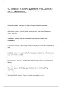 NU 180 EXAM 3 REVIEW QUESTIONS AND ANSWERS RATED 100&percnt; CORRECT&period;