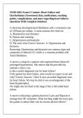 NURS 6201 Exam 2 Content&colon; Heart Failure and Dysrhythmias &lpar;Assessment data&comma; medications&comma; teaching points&comma; complications&comma; and more regarding heart failure&rpar; Questions With Complete Solutions