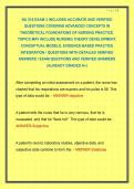 NU 518 EXAM 3 INCLUDES ACCURATE AND VERIFIED QUESTIONS COVERING ADVANCED CONCEPTS IN THEORETICAL FOUNDATIONS OF NURSING PRACTICE&period; TOPICS MAY INCLUDE NURSING THEORY DEVELOPMENT&comma; CONCEPTUAL MODELS&comma; EVIDENCE-BASED PRACTICE INTEGRATION &sol; QUESTIONS WITH DETAIL