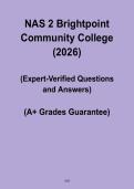 NAS 2 Brightpoint Community College &vert; Study Guide & Practice Questions &lpar;PDF&rpar;