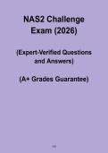 NAS2 Challenge Exam &vert; Study Guide & Practice Questions &lpar;PDF&rpar;