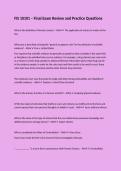FIS 10101 &ndash; Final Exam Review and Practice Questions
