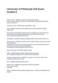 University of Pittsburgh GIS Exam-Graded A