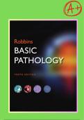 Robbins Basic Pathology 10th Edition Study Guide & Practice Questions and answers  &sol; Exam Prep &sol; Test Bank 