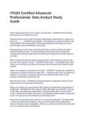 ITGSS Certified Advanced Professional Data Analyst Study Guide