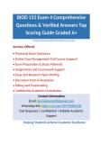 BIOD 152 Exam 4 Comprehensive Questions & Verified Answers Top Scoring Guide Graded A&plus;