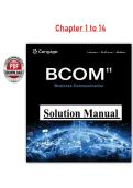 BCOM 11&colon; Business Communication 11th Edition &lpar;PDF&rpar; &ndash; Carol M&period; Lehman &ndash; Solutions Manual &lpar;Chapters 1&ndash;14&rpar;